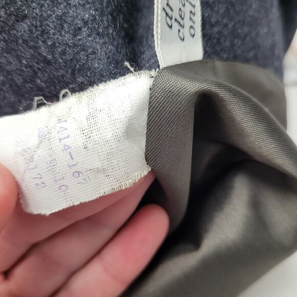 Vintage Pendleton gray wool crop blazer jacket tailored hourglass - Picture 6 of 7